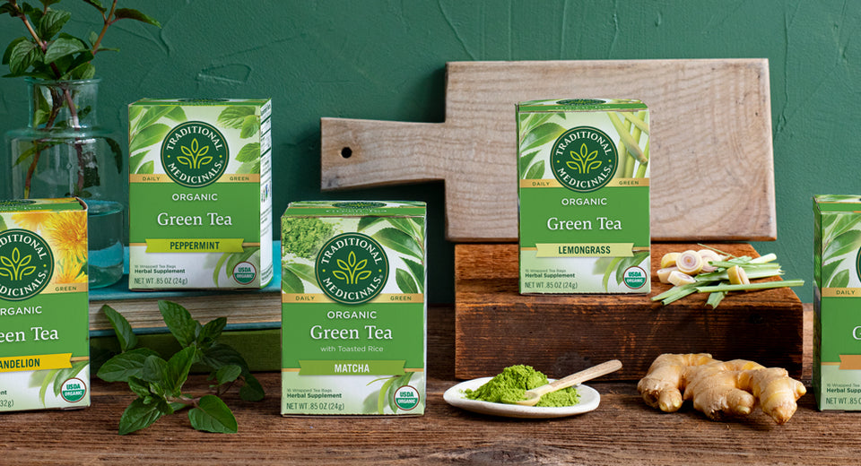 Energize with Green Teas