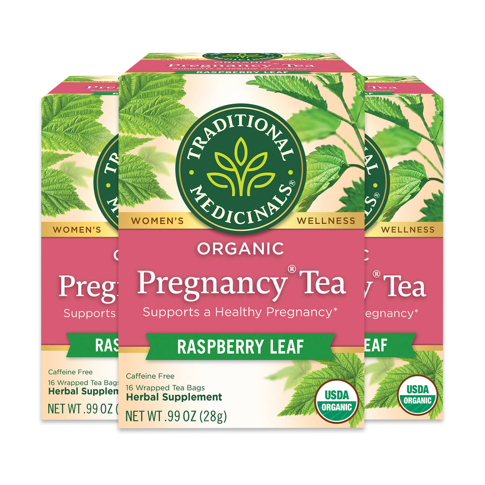 Pregnancy tea raspberry leaf package