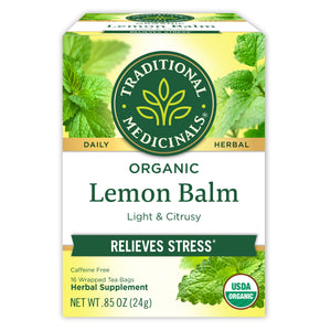 Lemon Balm Tea. light & citrusy and relieves stress