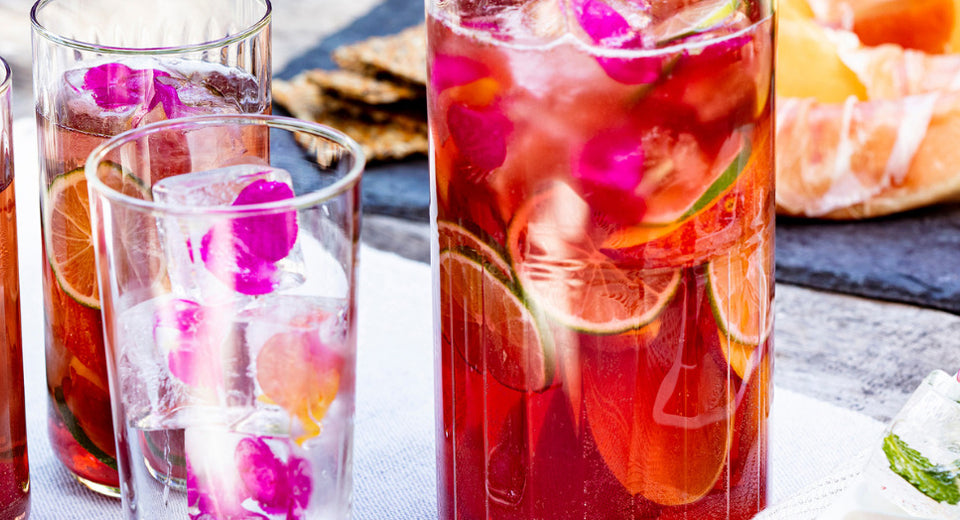 Hibiscus Iced Tea Spritzers