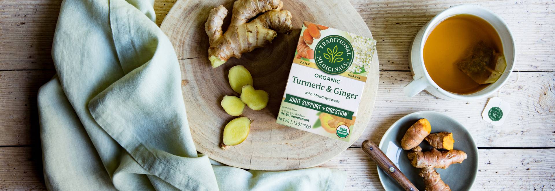 Turmeric with Meadowsweet & Ginger