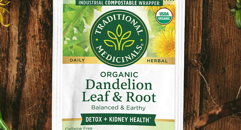 Organic Dandelion Leaf & Root Tea Bag