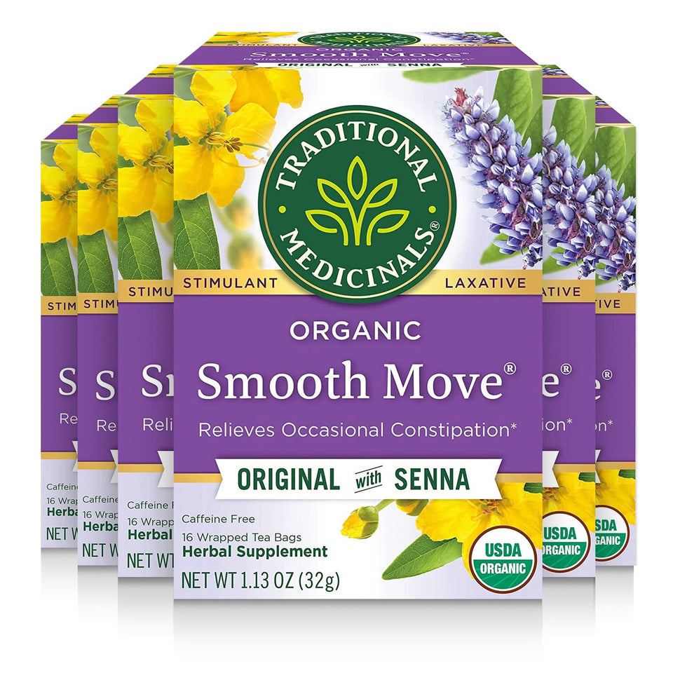 organic smooth move orginal with senna herbal supplement