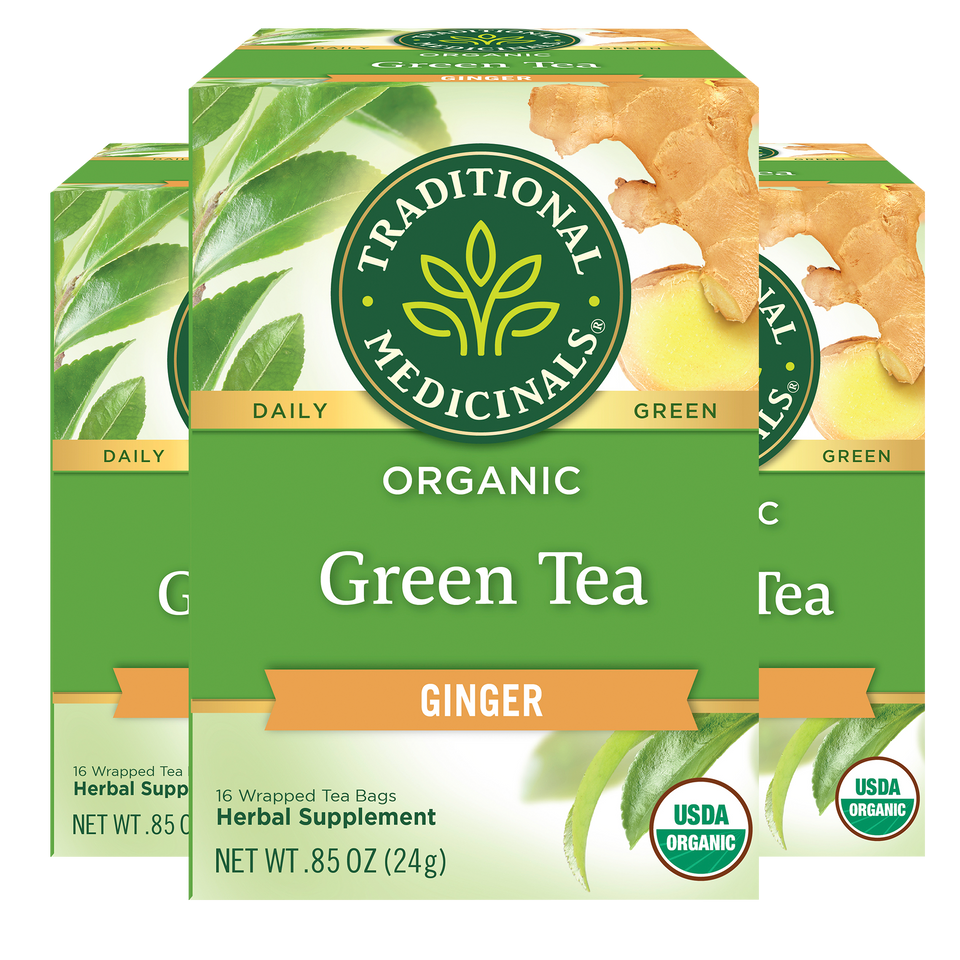 Green Tea Ginger packages