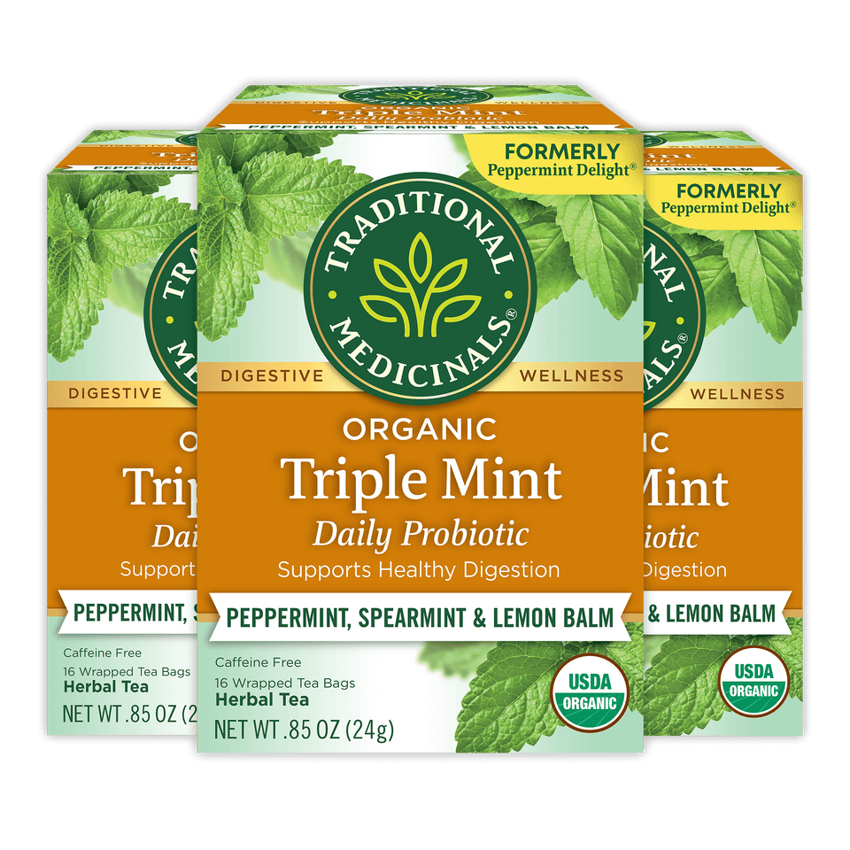 Triple Mint Daily Probiotic Tea 3 box