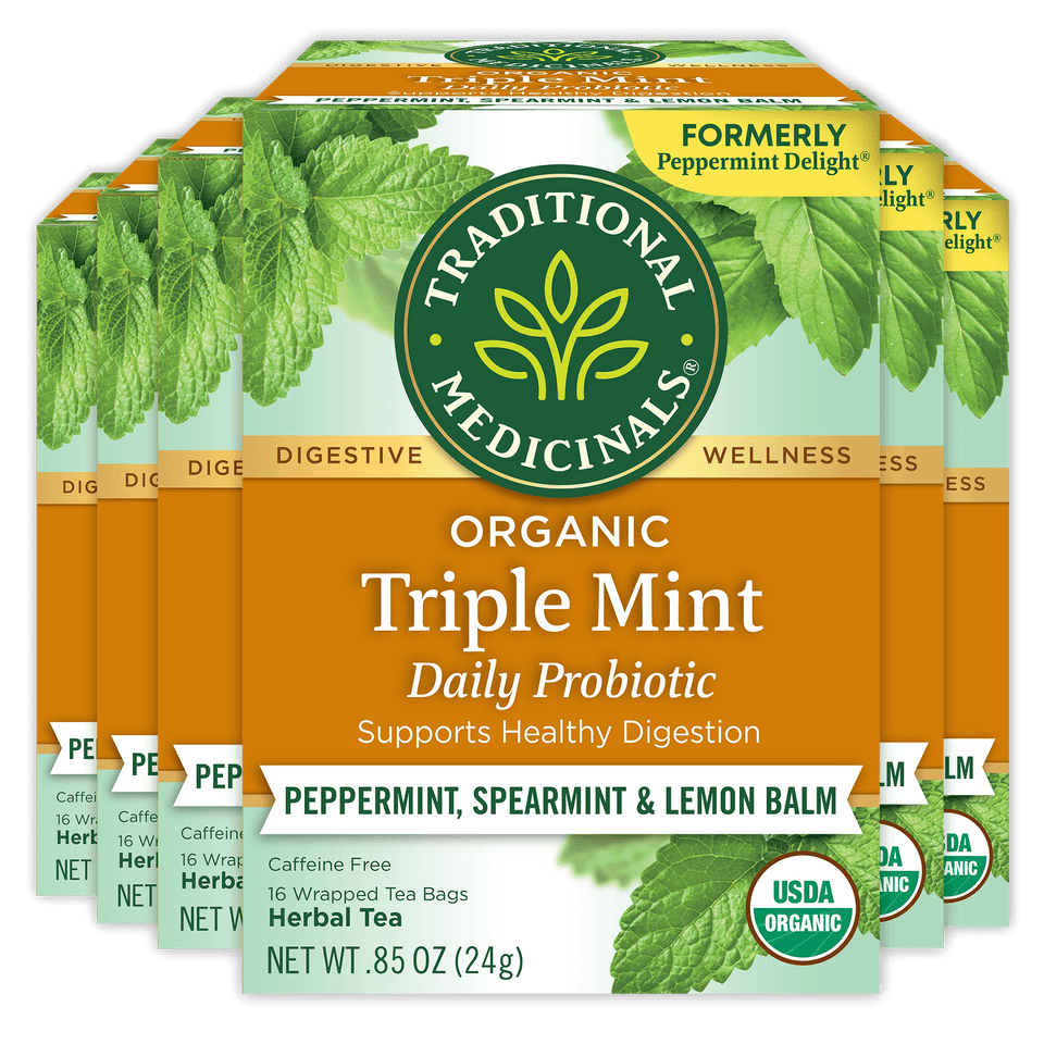 Triple Mint Daily Probiotic Tea 6 box